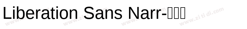 Liberation Sans Narr字体转换